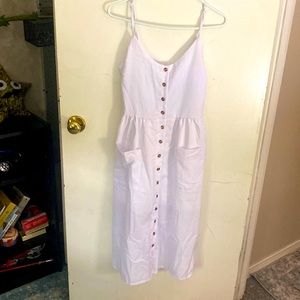 NWT szMed summer cotton spaghetti strap dress so cute dress up or down